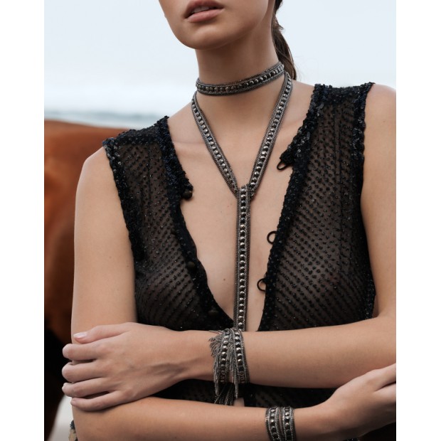 Marie Laure Chamorel ilgas kaklo papuošalas 